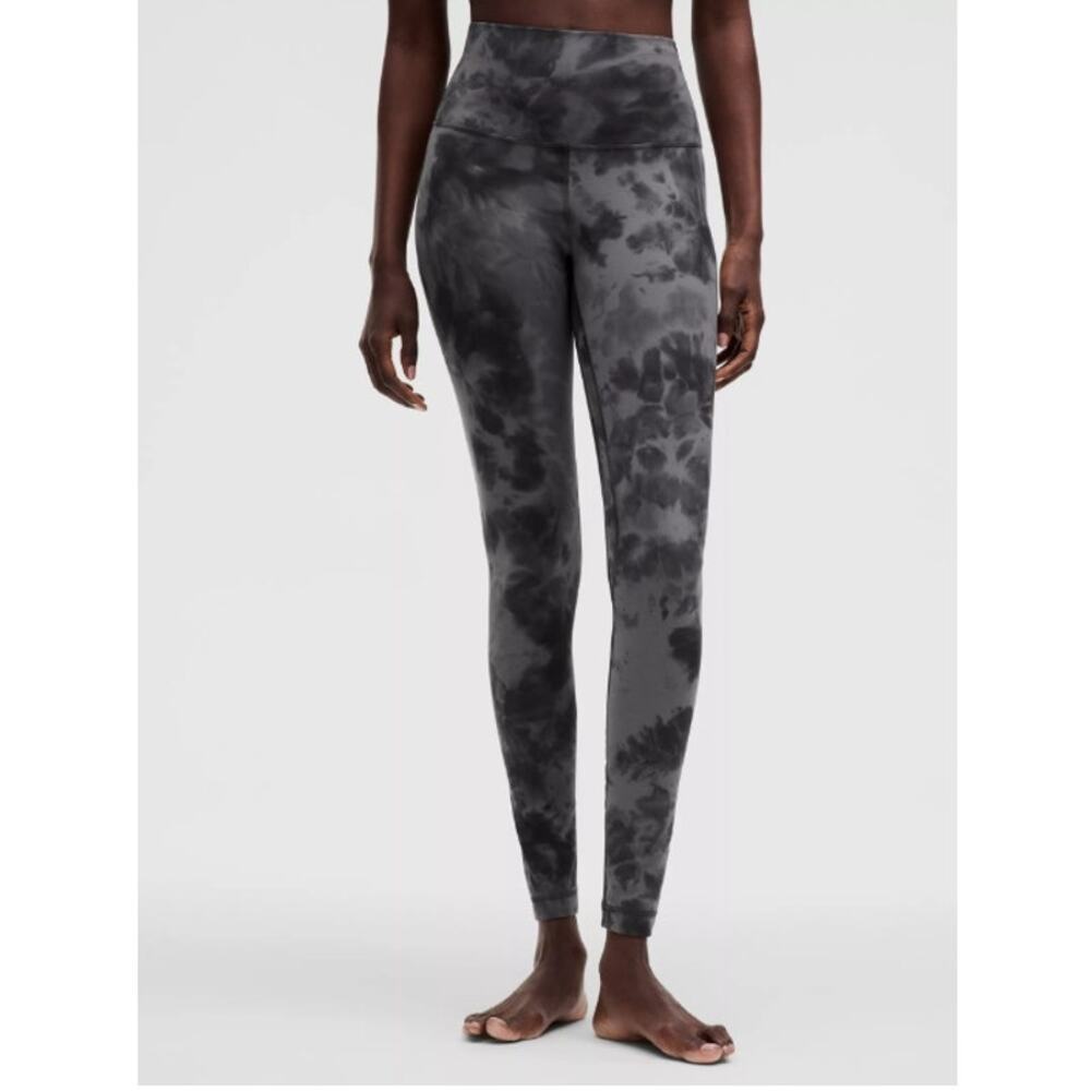 Lululemon Womens Align High Rise Leggings Sz 6 Yoga Stretch Tie Dye Gym Workout